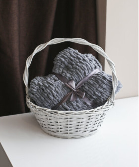 Корзина плетёная круг d35см размер L 