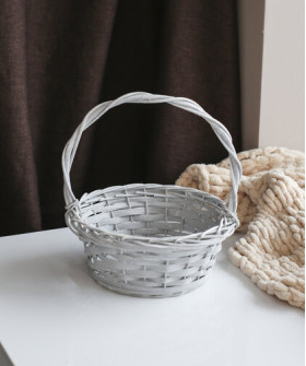 Корзина плетёная круг d25см размер S