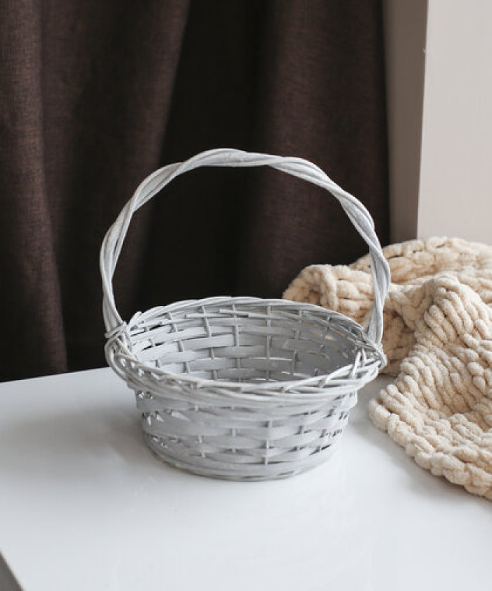 Корзина плетёная круг d25см размер S