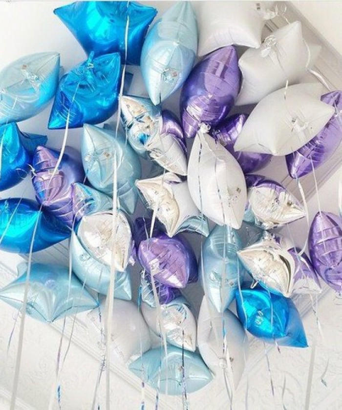 Шар фольга Звезда 18