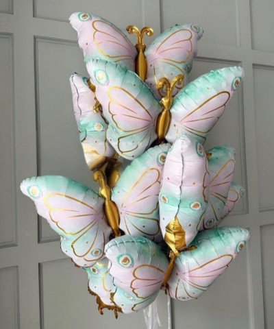 Шар фольга 32" Бабочка, 1 шт