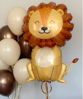 Шар фольга 40" Лев, 1шт