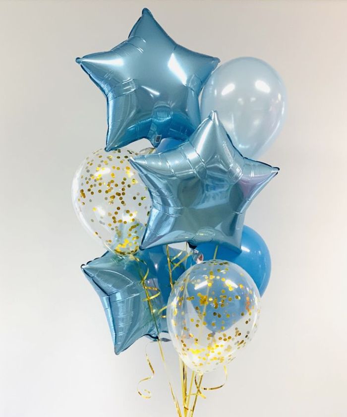 Шар фольга звезда 18