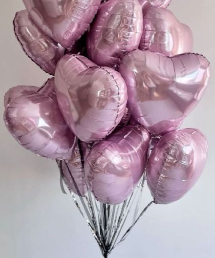 Шар фольга сердце 18