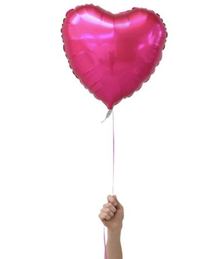 Шар фольга Сердце 19