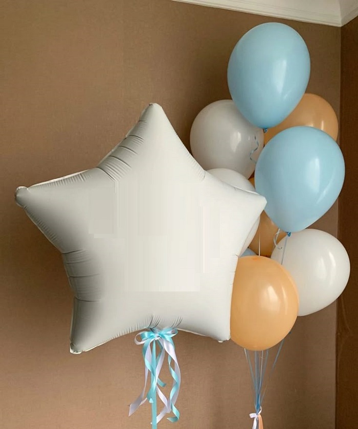 Шар фольга Звезда 36