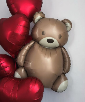 Шар фольга 35" Мишка