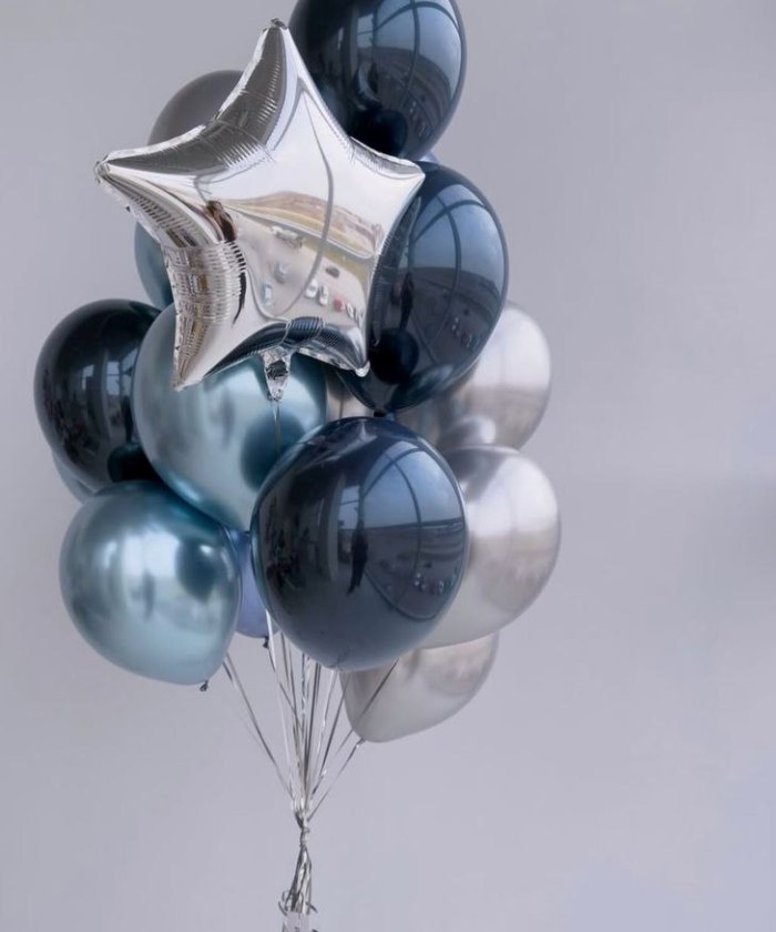 Шар фольга Звезда 18