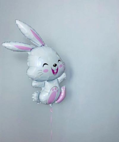 Шар фольга 44" Весёлый зайка