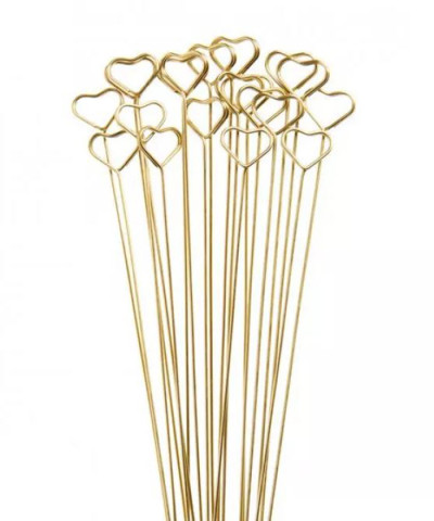 Держатель "сердечко" с открыткой, для букета, 1шт.